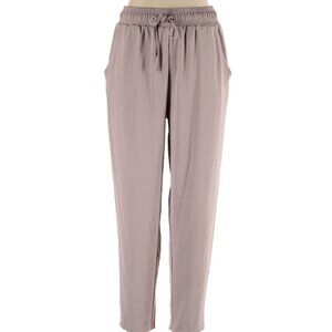 Melloday Women's Jogger Style Pants Size M Blush High Rise Casual Elastic Waist